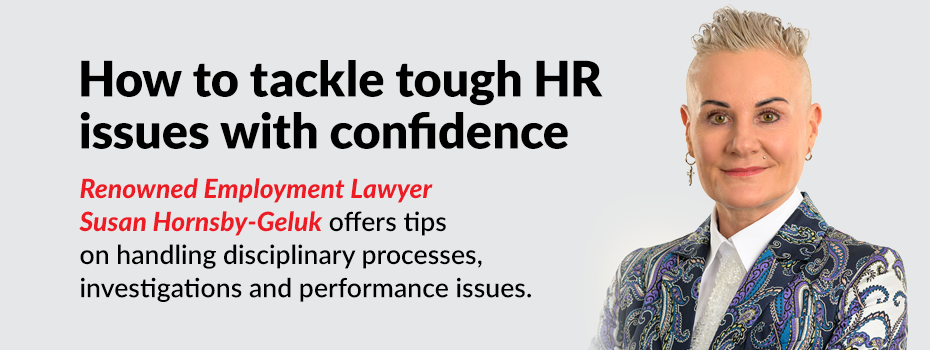 How to tackle tough HR issues with confidence