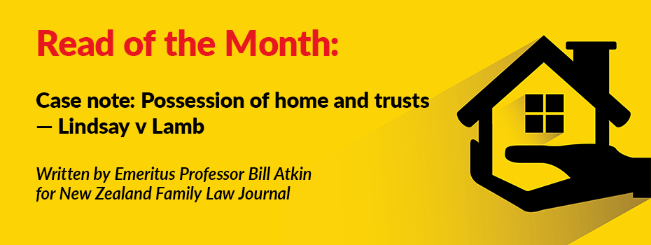 Case note: Possession of home and trusts — Lindsay v Lamb